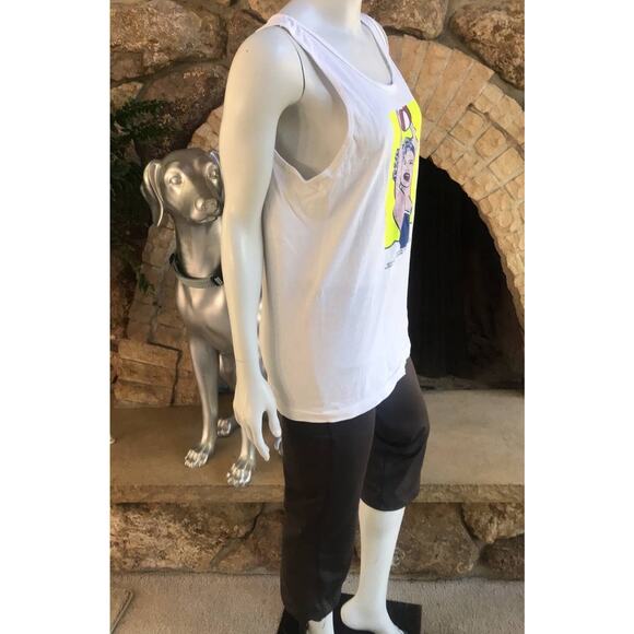 Fruit of The Loom Girl with Ball 1961 Painting Recreation  '91 Tank Top Size L - Picture 3 of 9